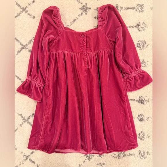 janie and jack burgundy dress American Girl x Janie and Jack Holly-Red Party Dress for Little Girls